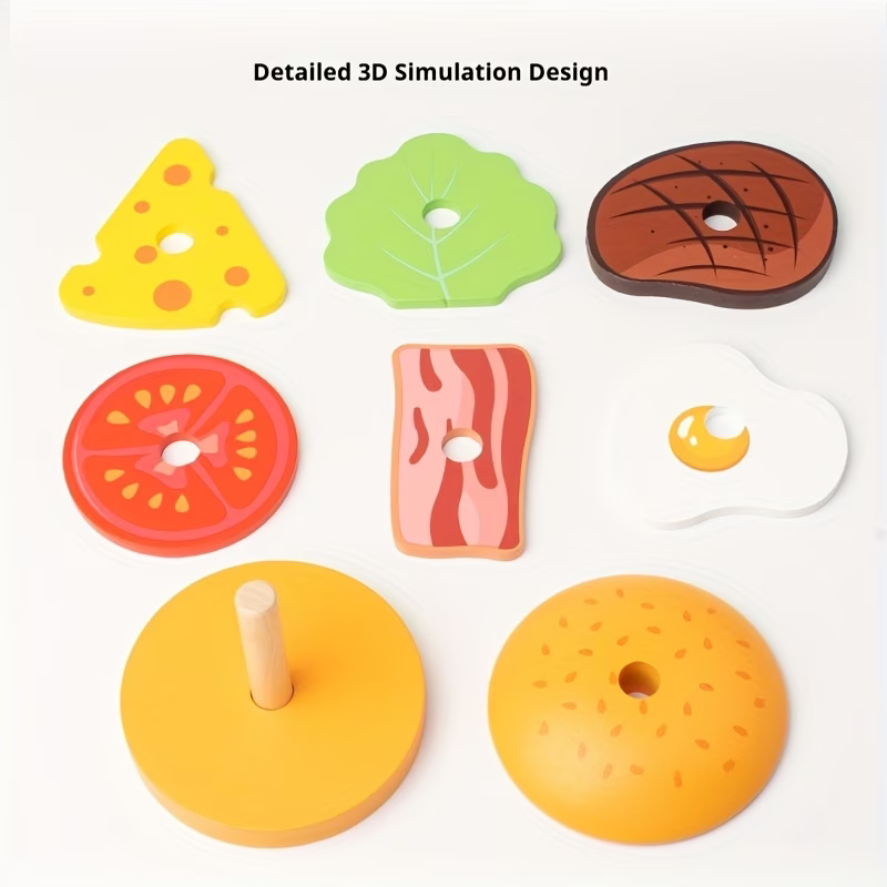 Wooden Sorting Stacking Toy