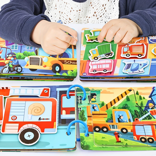 Traffic Themed Busy Book Toy