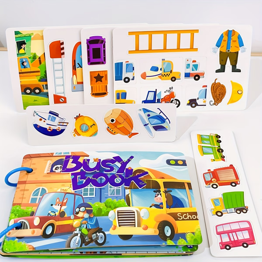 Traffic Themed Busy Book Toy