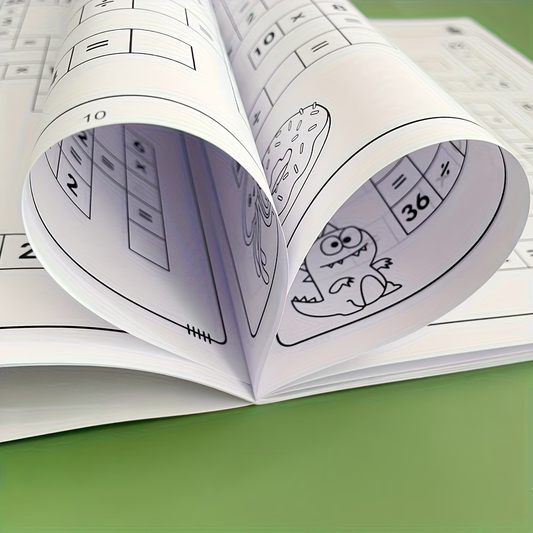 Math Crossword Puzzle Workbook