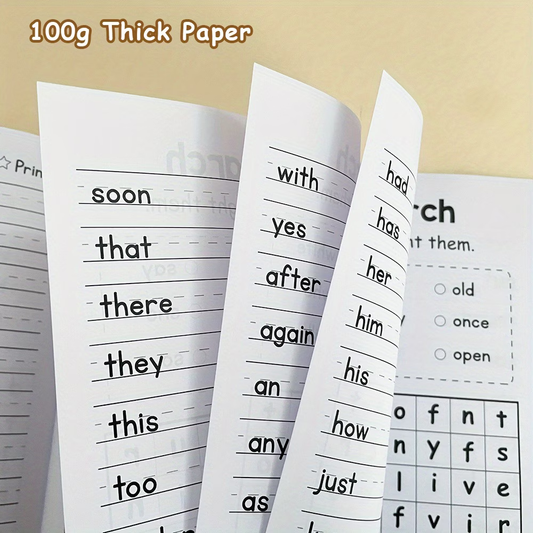 Kids Sight Words Activity Workbook