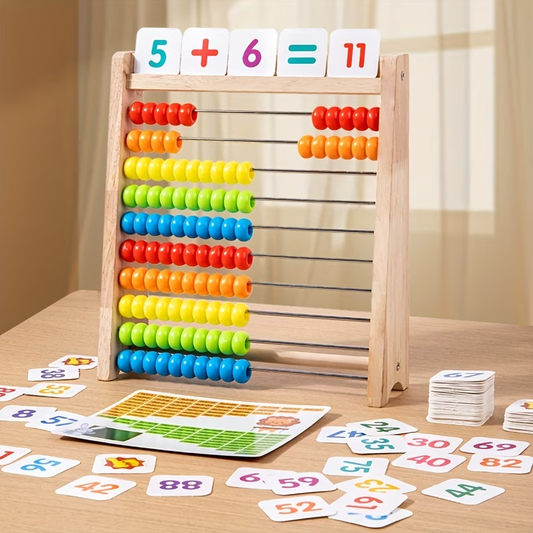 Wooden Math Learning Abacus Toy