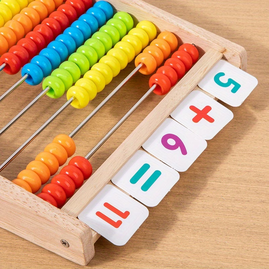 Wooden Math Learning Abacus Toy