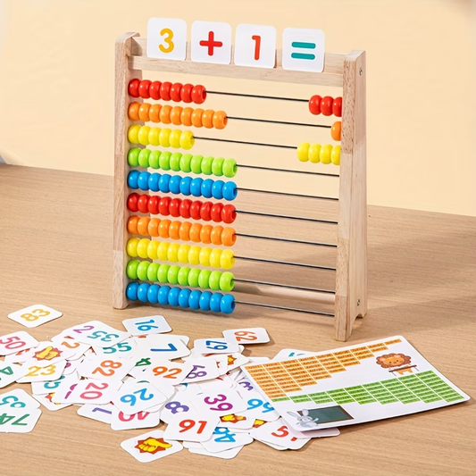 Wooden Math Learning Abacus Toy