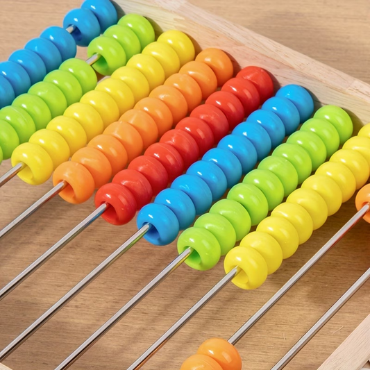 Wooden Math Learning Abacus Toy