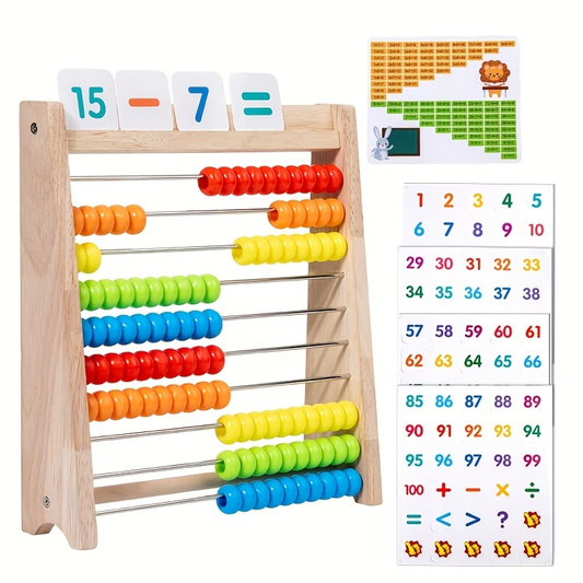 Wooden Math Learning Abacus Toy