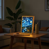 Van Gogh Starry Night LED Frame Light