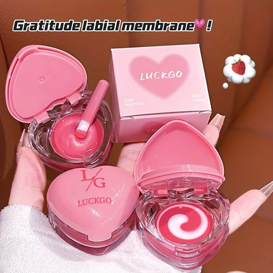 Heart-Shaped Dual-Tone Lip Mask