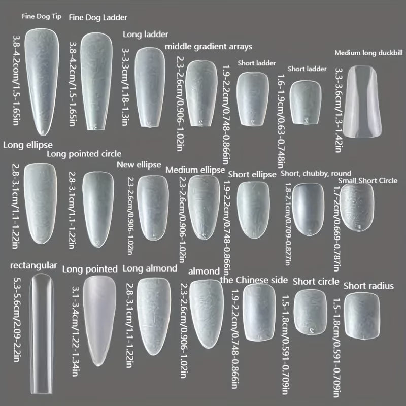 Handmade White French Nail Patch