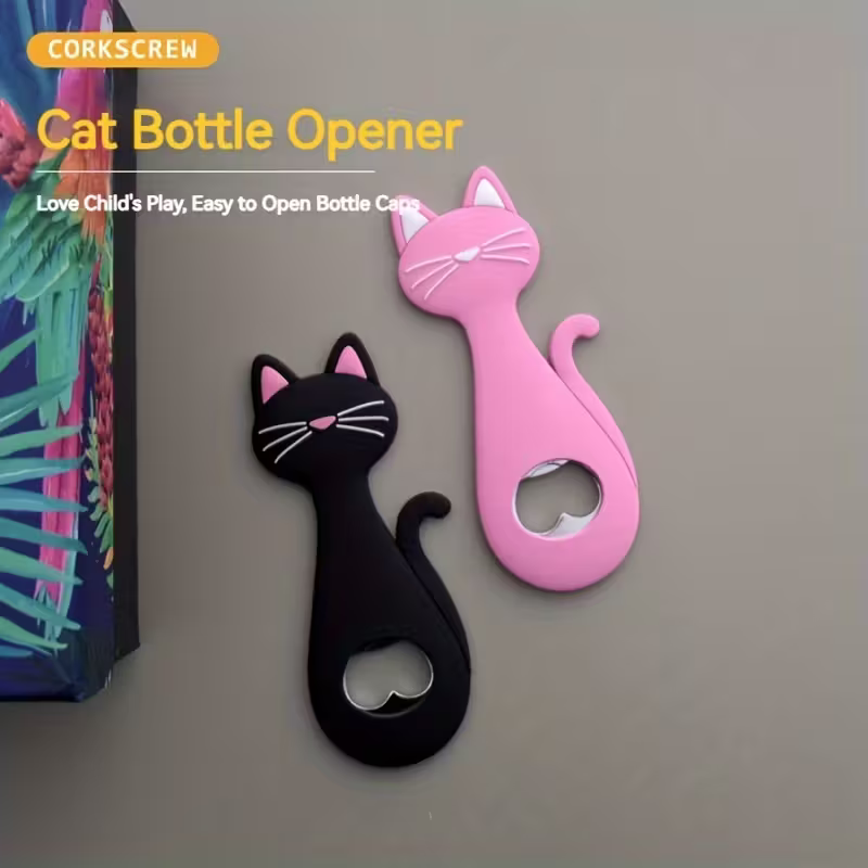 Magnetic Cat Bottle Opener
