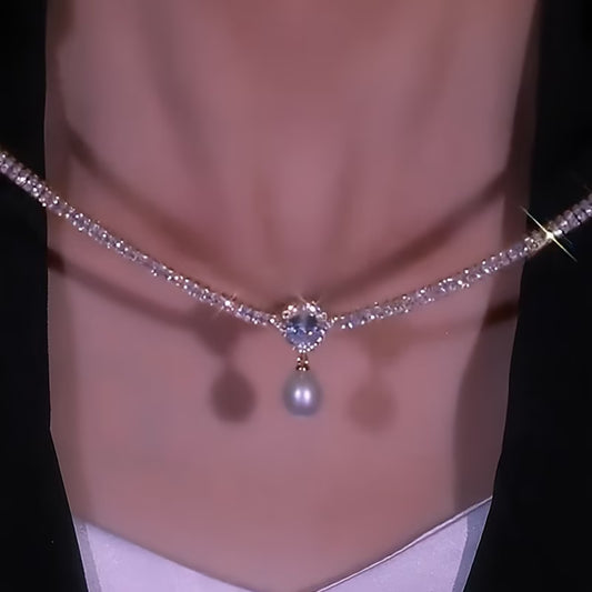 Teardrop Glass Necklace