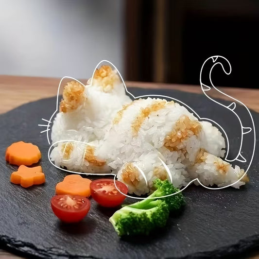 A Cat-Shaped Sushi Mold