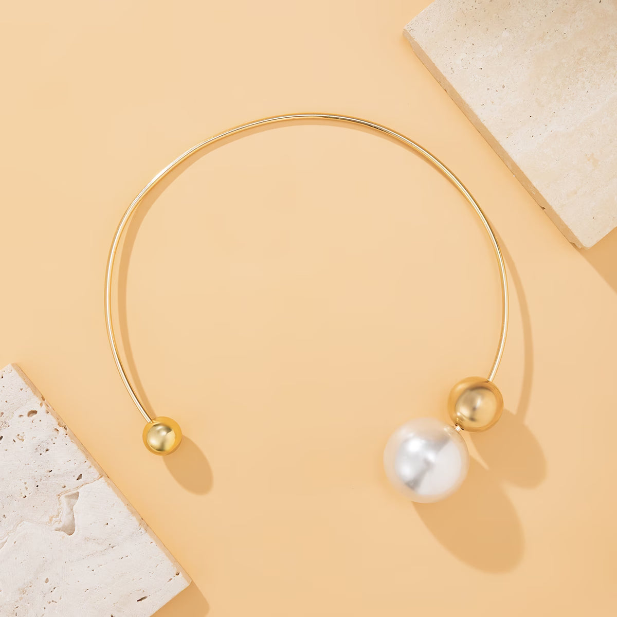 Irregular Pearl Choker