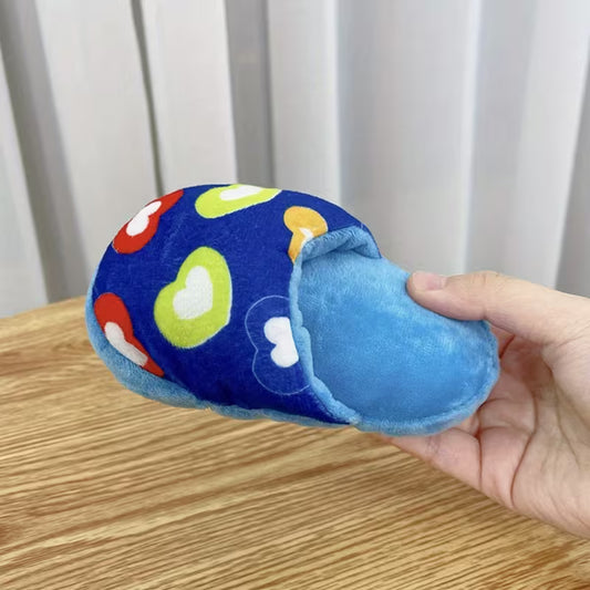Squeaky Slipper Dog Toy