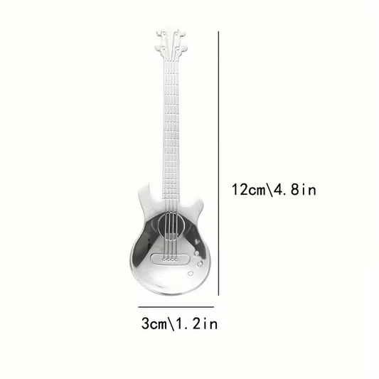 Creative Guitar-Shaped Stainless Steel Spoon