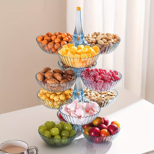 3-Tier Stacked Fruit Snack Platters