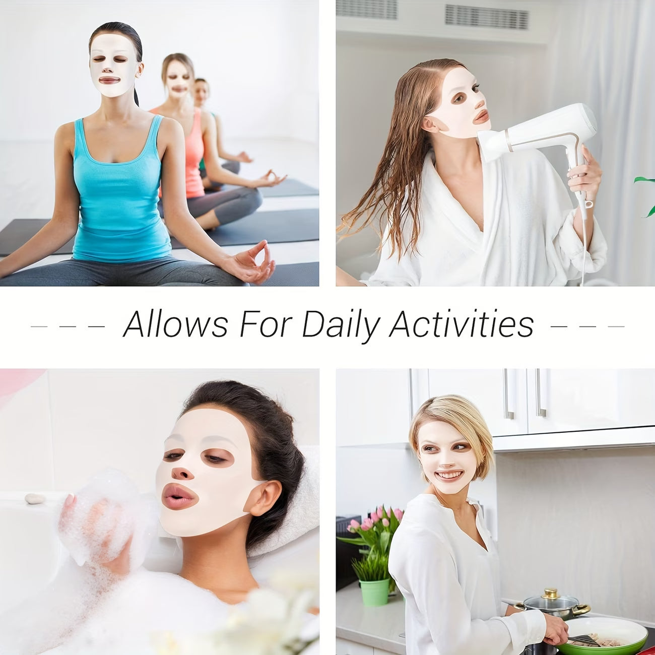 Reusable Silicone Face Mask Cover