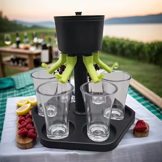 6-Bottle Wine Dispenser Stand