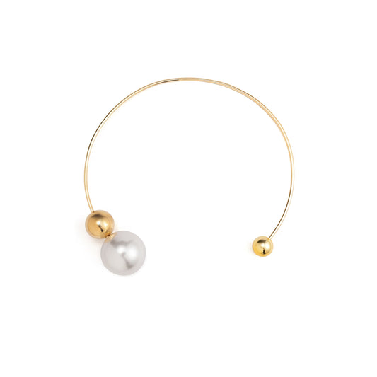 Irregular Pearl Choker