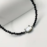 Natural Stone Cat Necklace