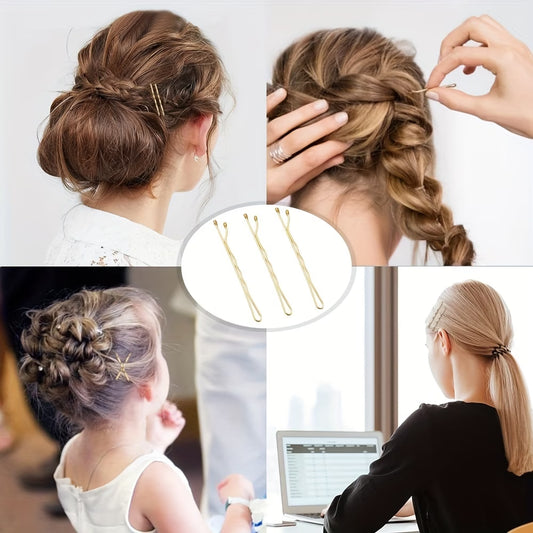 Secure Hair Pins with Storage Box