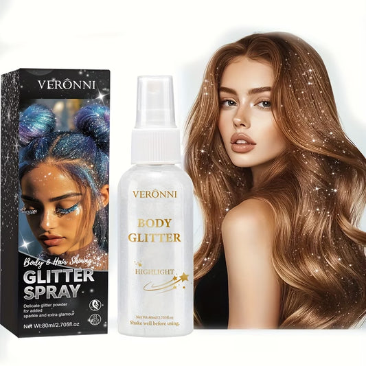 Colorful Glitter High-Gloss Spray