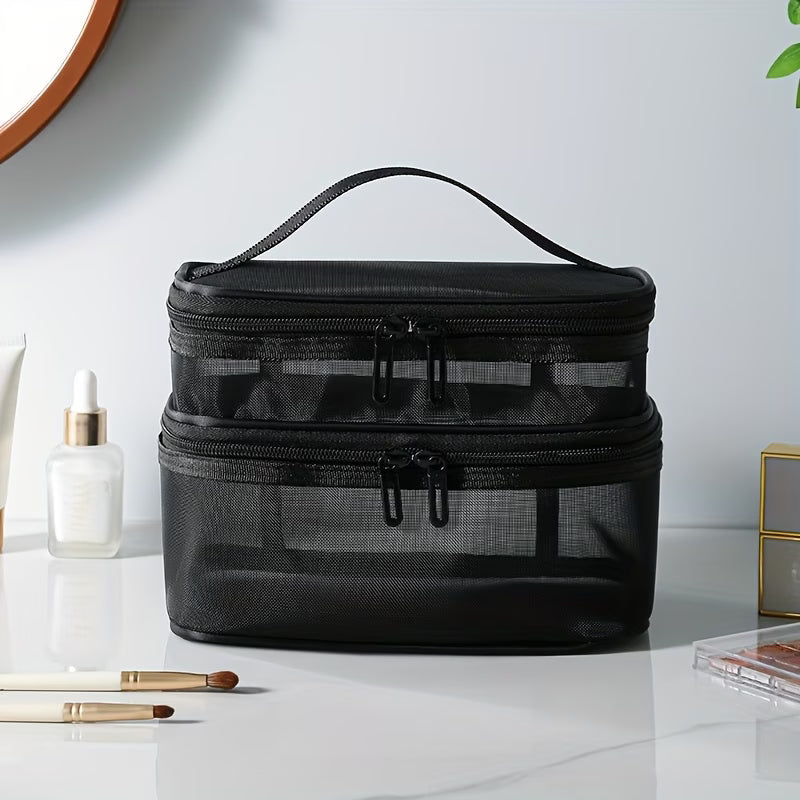 Spacious Travel Makeup Organizer Bag