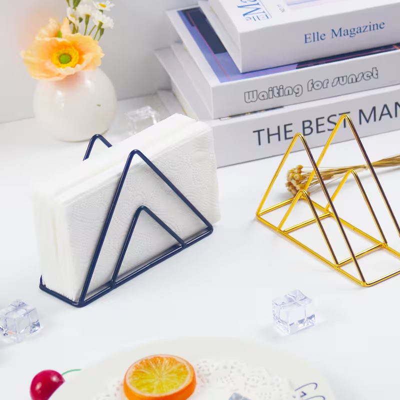 1pc Cast Iron Napkin Holder Stand