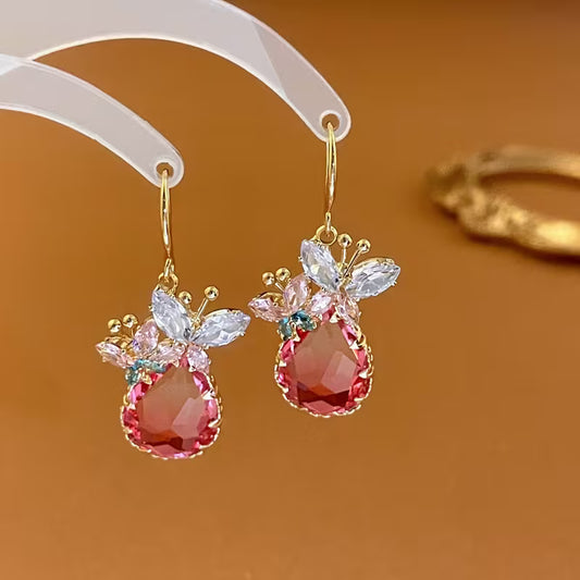 Butterfly Drop Earrings