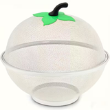 Apple-shaped Metal Mesh Fruit Basket