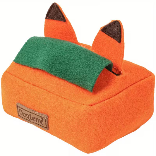 Tissue Box Squeaky Dog Toy