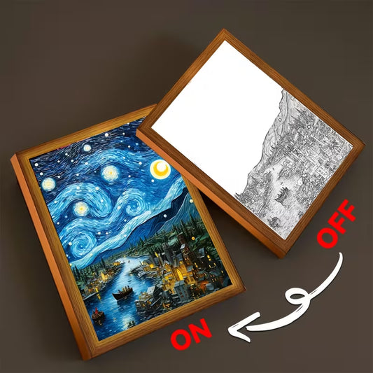 Van Gogh Starry Night LED Frame Light