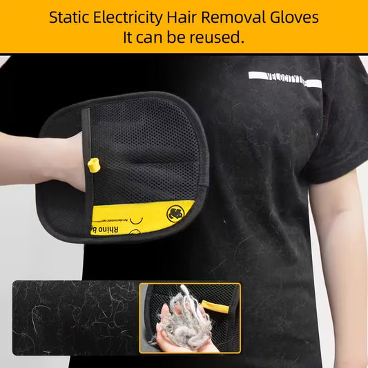 Large Static Pet Hair Removal Gloves