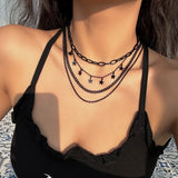 Gothic Star Necklace Set