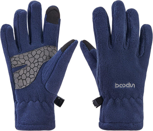 (5-10Y) Kids Thermal Touchscreen Fleece Gloves