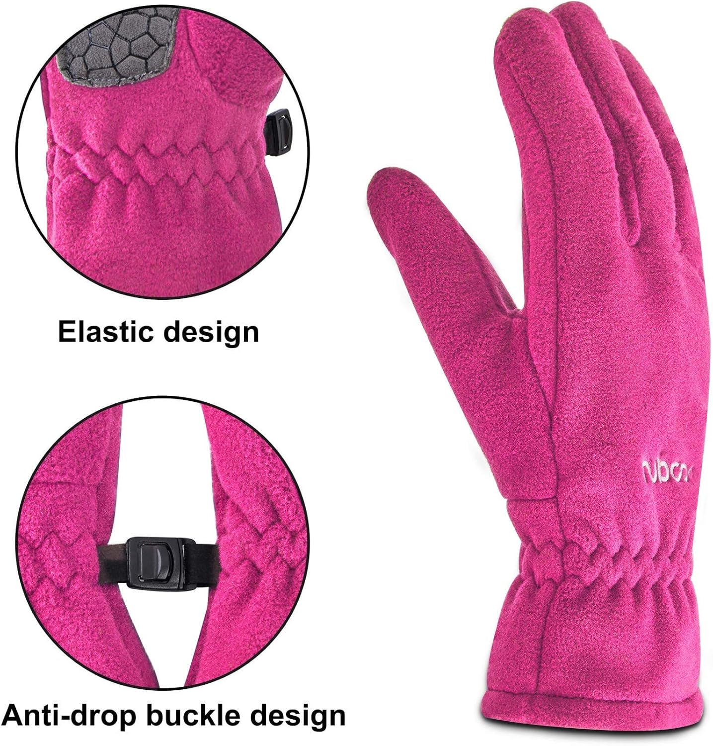 (5-10Y) Kids Thermal Touchscreen Fleece Gloves