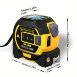 40meters High precision laser rangefinder steel tape measure, Measurement Laser Meter, Laser Level Measurement Tool, Laser Measurement Tool And Level, Laser Measure Tape, Distance Measurement Device, Engineering Surveying Equipment,