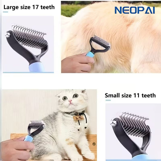Dual-Sided Pet Grooming Comb
