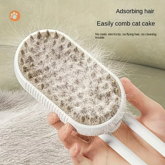 Steam Spray Pet Grooming Comb for Deshedding