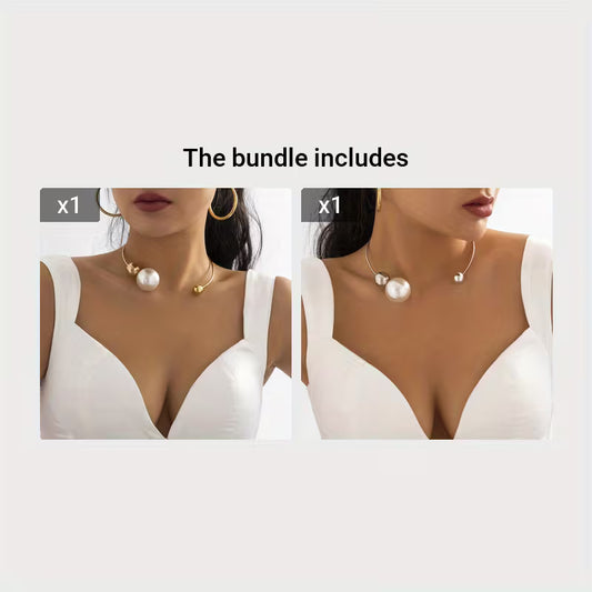 Irregular Pearl Choker