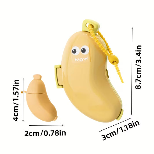 Banana-Shaped Toothbrush Storage Case
