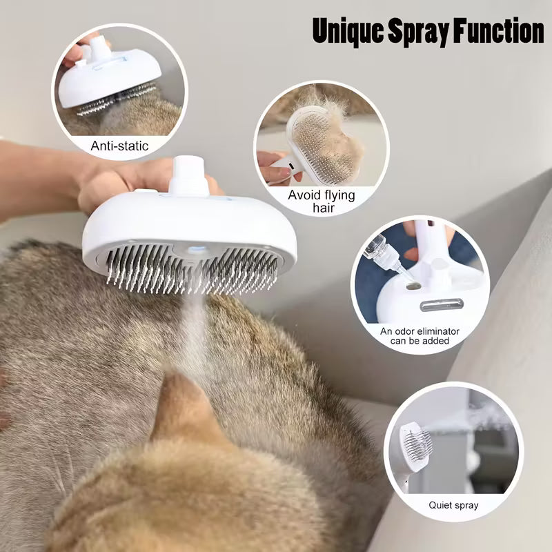 3-in-1 Automatic Steam Pet Hair Remover