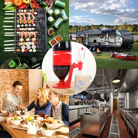 1pc PVC Soda Water Beverage Dispenser