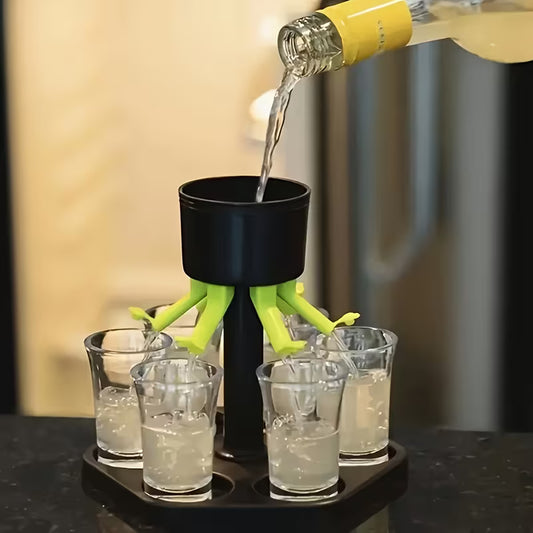 6-Bottle Wine Dispenser Stand