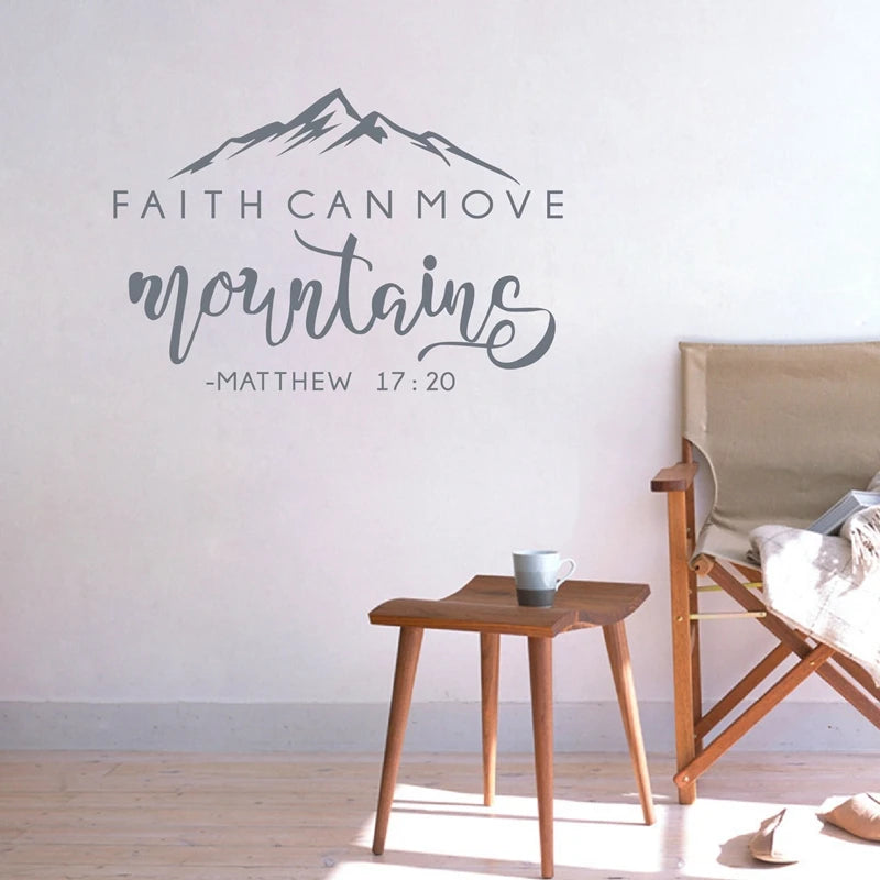 Matthew 17:20 Vinyl Wall Sticker