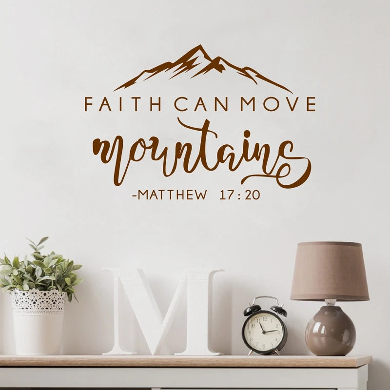 Matthew 17:20 Vinyl Wall Sticker