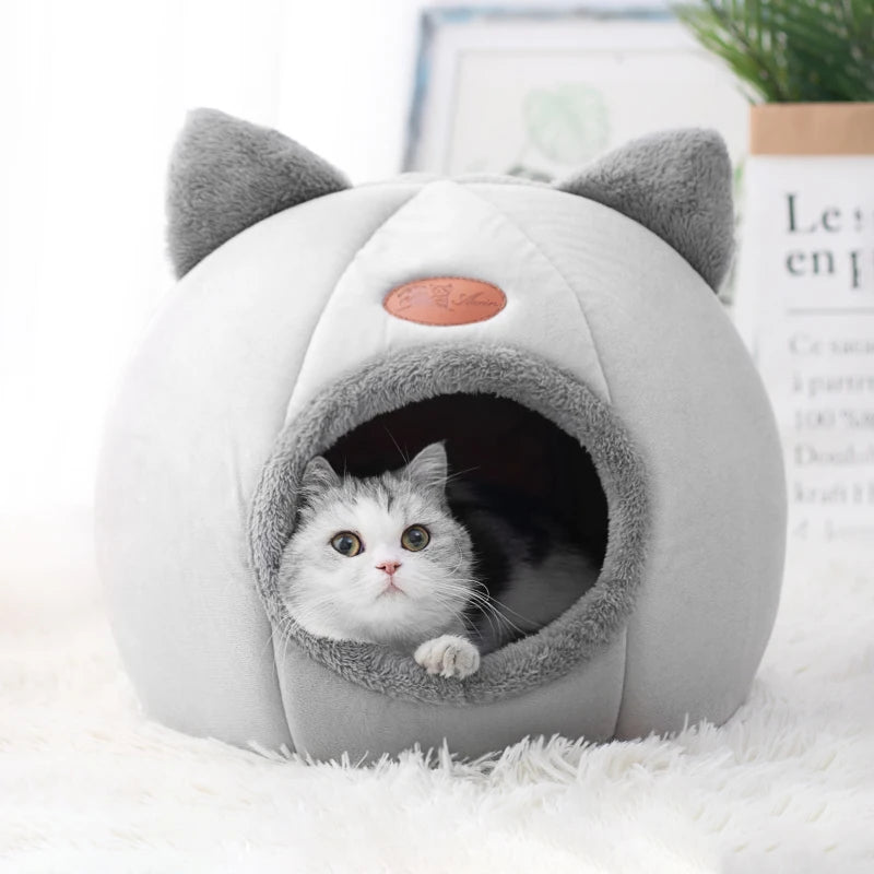 Winter Comfort Cat Bed Pet Tent