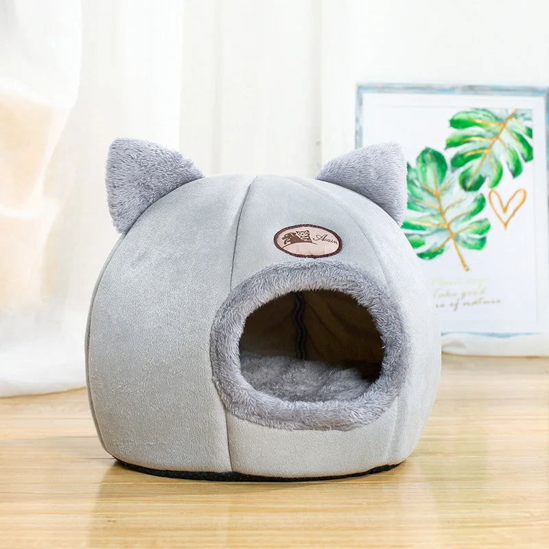 Winter Comfort Cat Bed Pet Tent