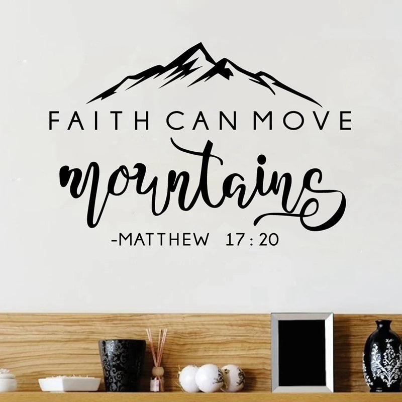 Matthew 17:20 Vinyl Wall Sticker