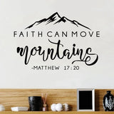 Matthew 17:20 Vinyl Wall Sticker